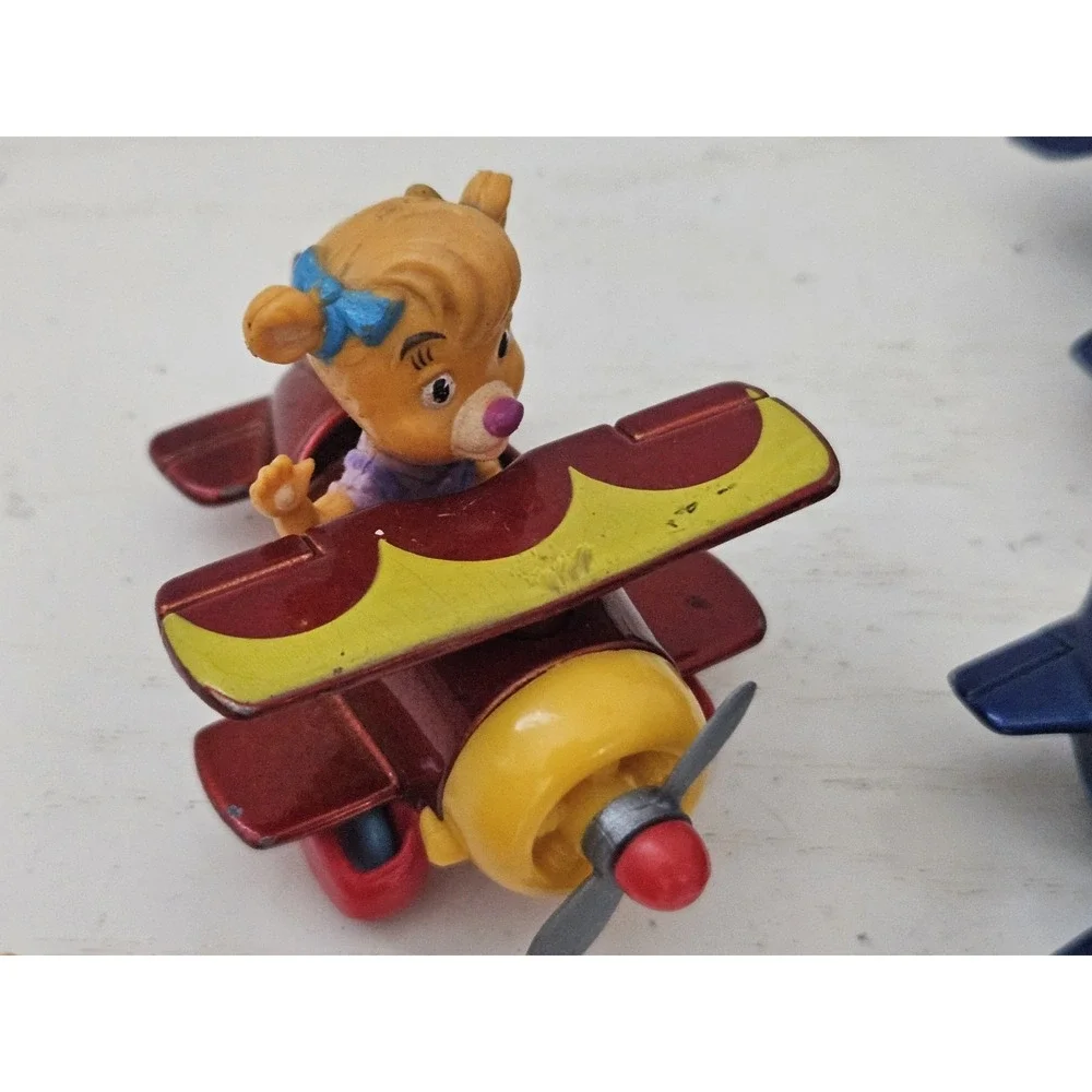 Disney's Tail Spin Vintage 1990s McDonalds Happy Toy Airplane DIE‎ CAST LOT Of 4